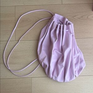 Chic Lilac Balloon Drawstring Shoulder Bag